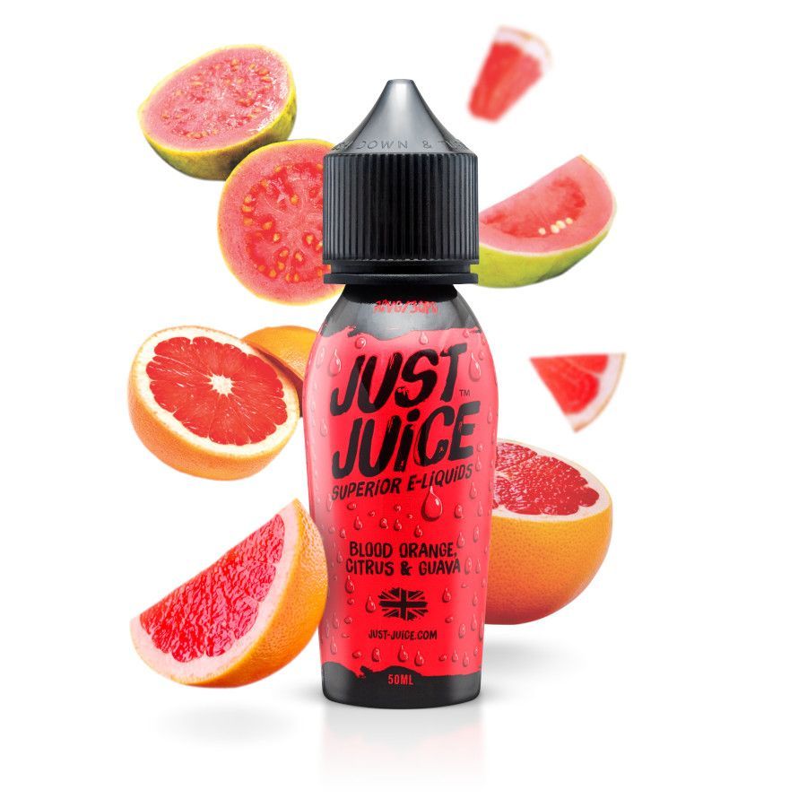 Blood Orange Citrus & Guava 50ml Just Juice - Smok-Eure - Spécialiste de la vape